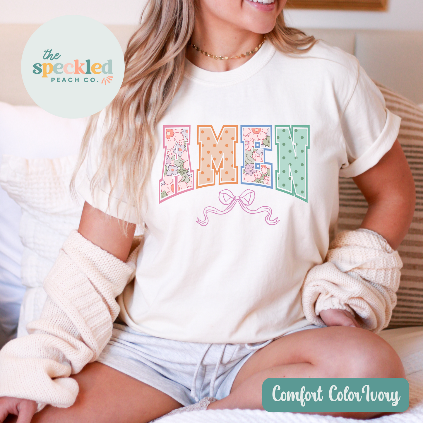 Amen in Bloom Tee