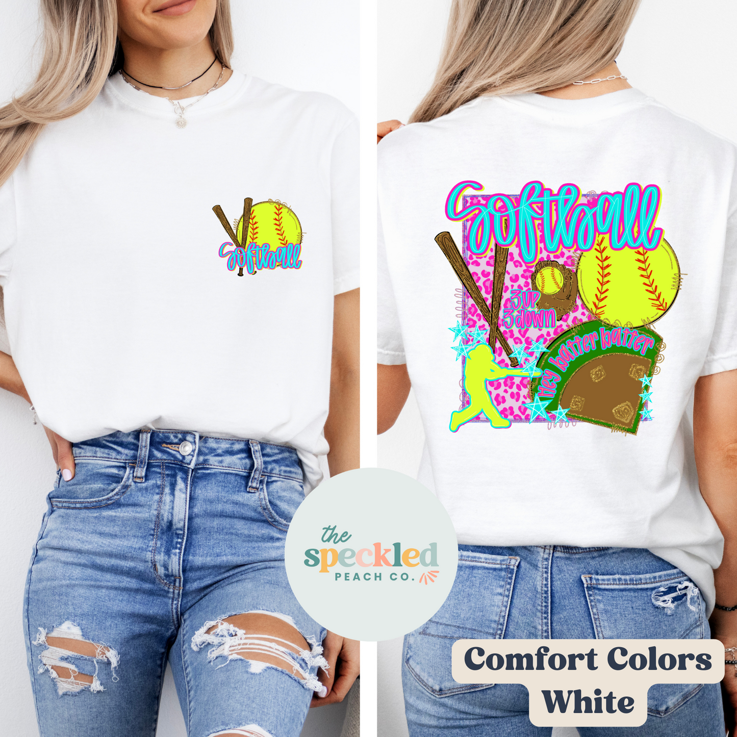 Softball Tee (back + front pocket design)