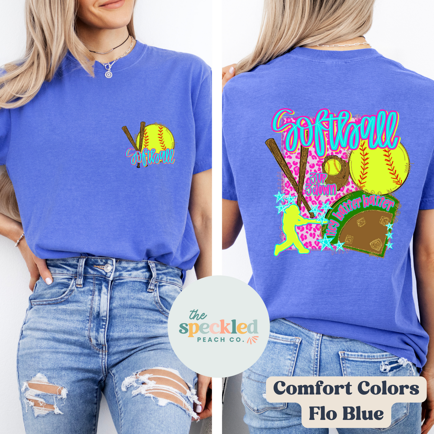 Softball Tee (back + front pocket design)