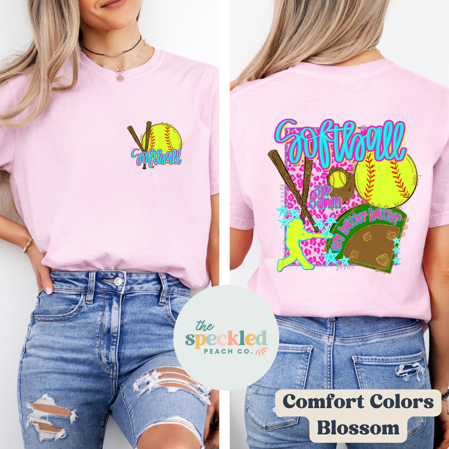 Softball Tee (back + front pocket design)