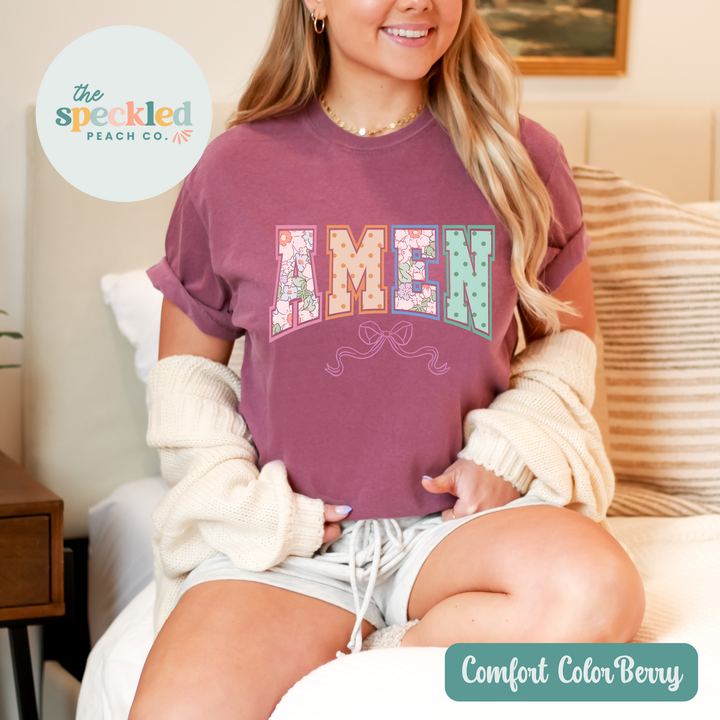 Amen in Bloom Tee