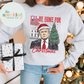 I'll Be Home For Christmas (Trump #1) UNISEX Crewneck Sweatshirt or Short Sleeve Tee