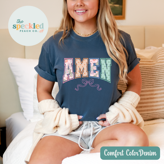 Amen in Bloom Tee