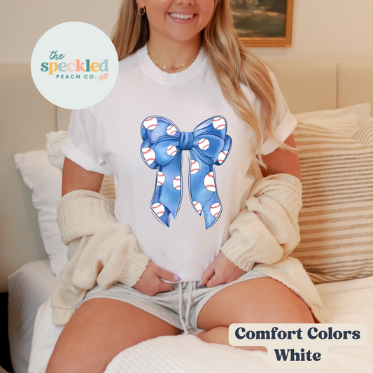 Coquette Baseball Bow Tee