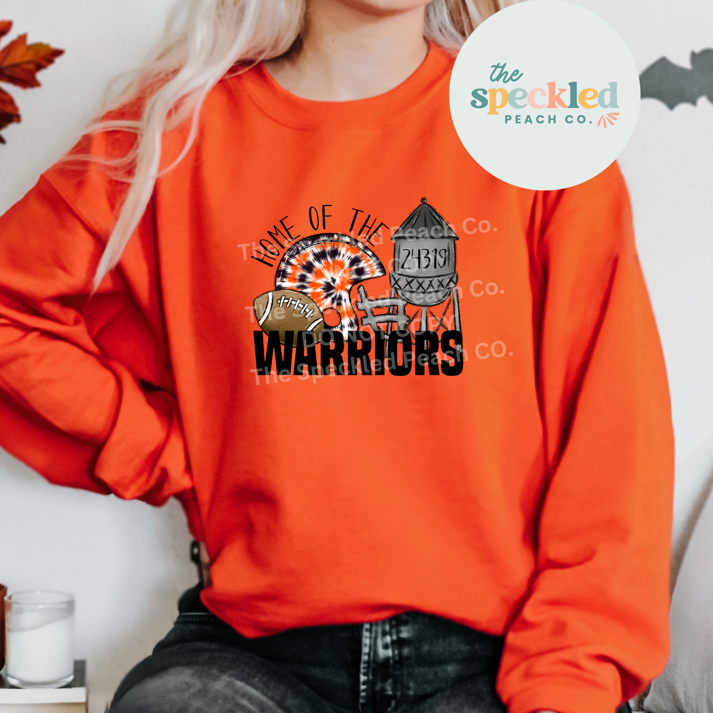 Home of The Warriors - Chilhowie Warriors - Crewneck Sweatshirt (ADULT)