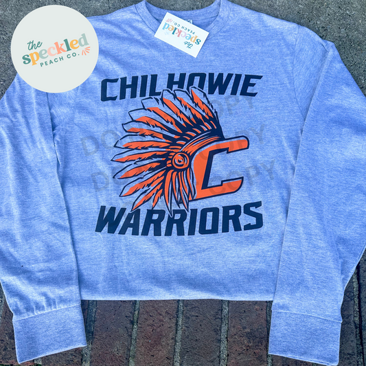 Chilhowie Warriors Sweatshirt / Long Sleeve Tee (Ready to Ship)